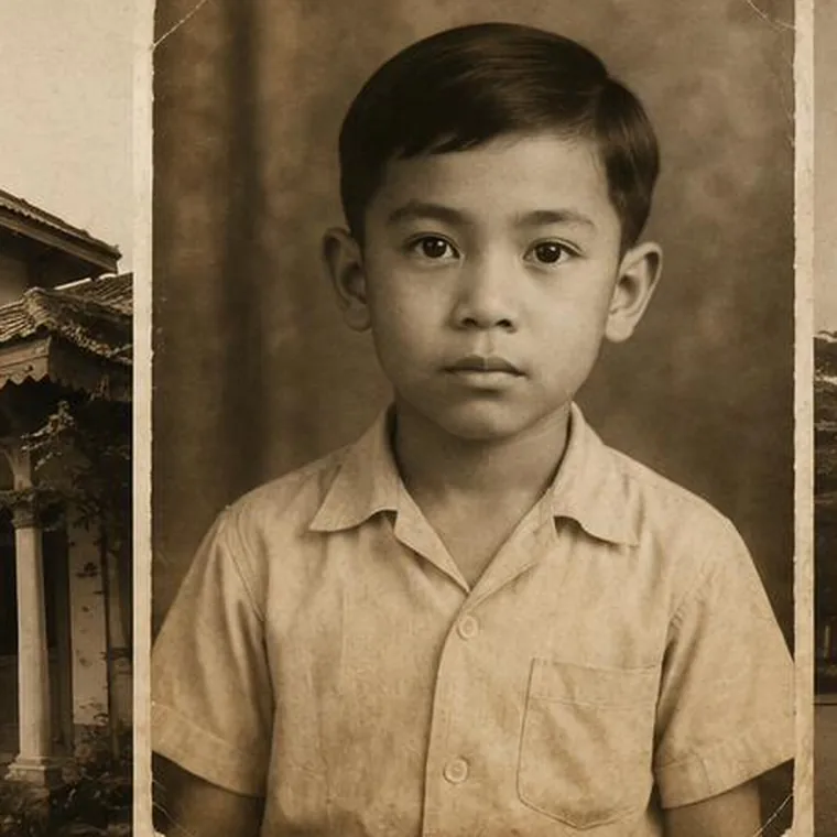 Anak yang berangkat sekolah, dahulu